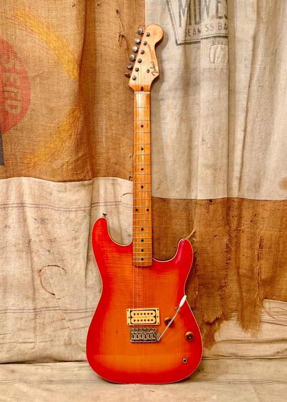 1981 Tokai VS-60 Springy Sound Sunburst Flame Maple Top