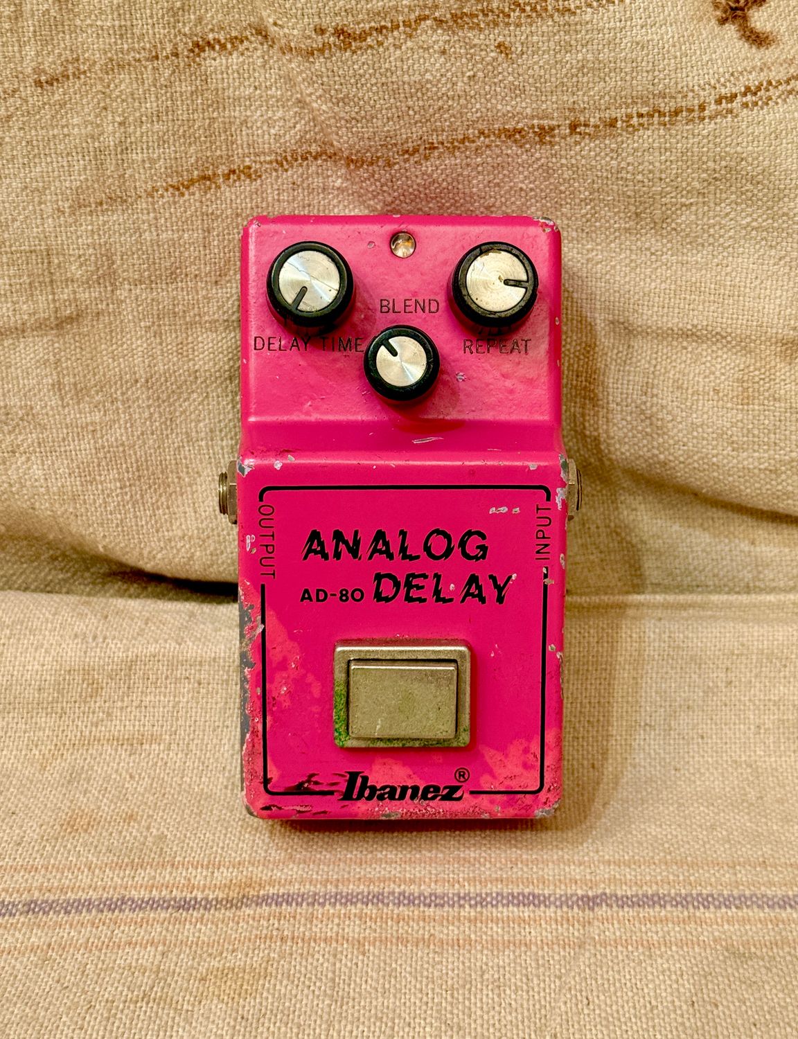 1980's Ibanez AD-80 Analog Delay Pink