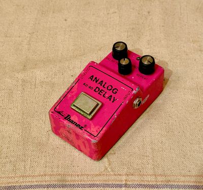 1980's Ibanez AD-80 Analog Delay Pink