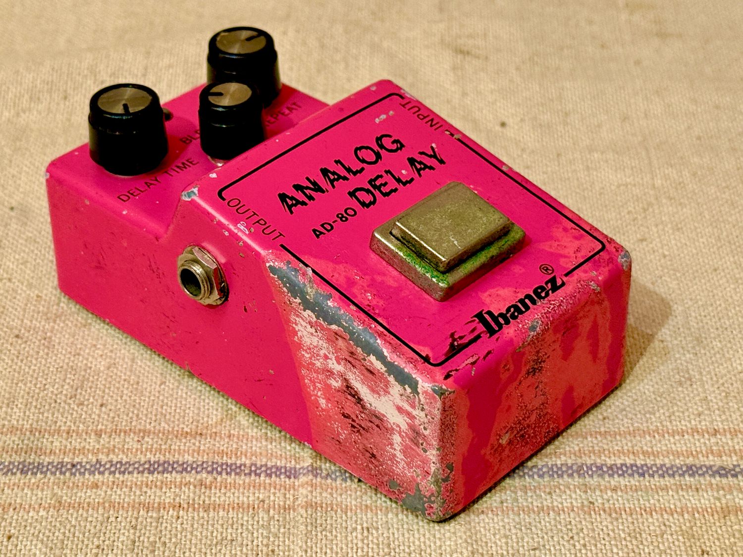 1980's Ibanez AD-80 Analog Delay Pink