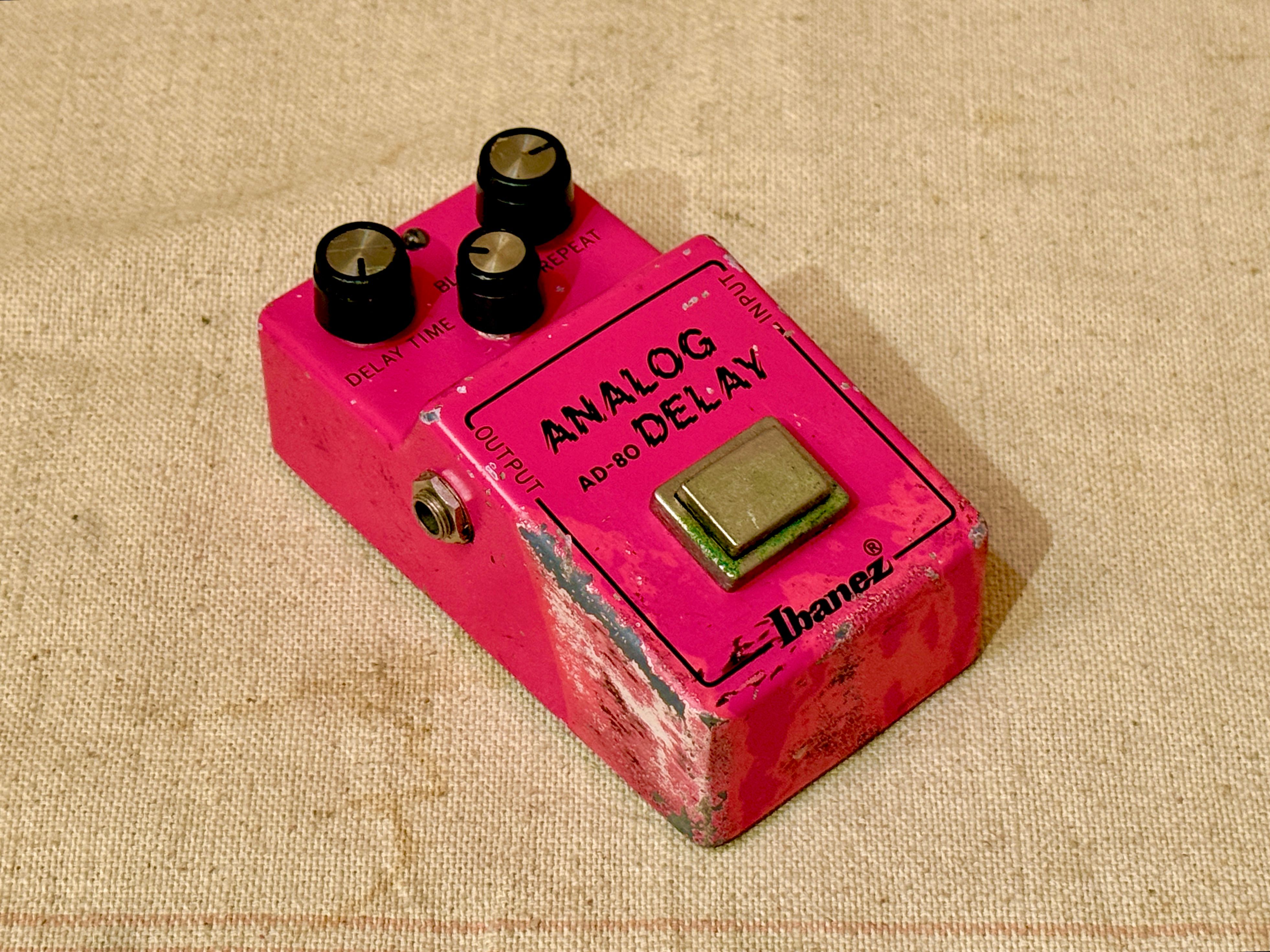 1980's Ibanez AD-80 Analog Delay Pink