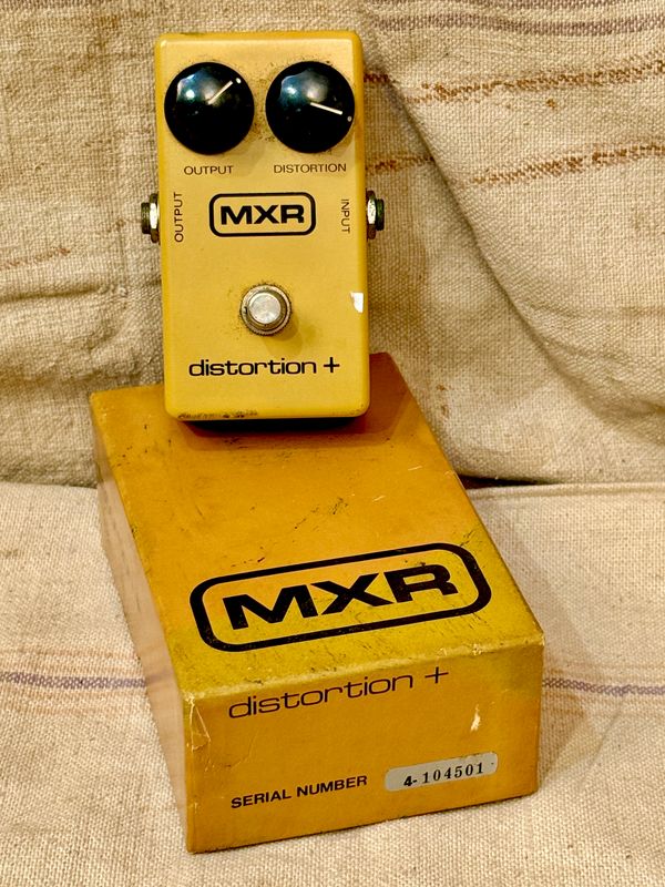 MXR Logo Distortion 0 replaymusicgear w⁄Box MXR distortion+ 1978