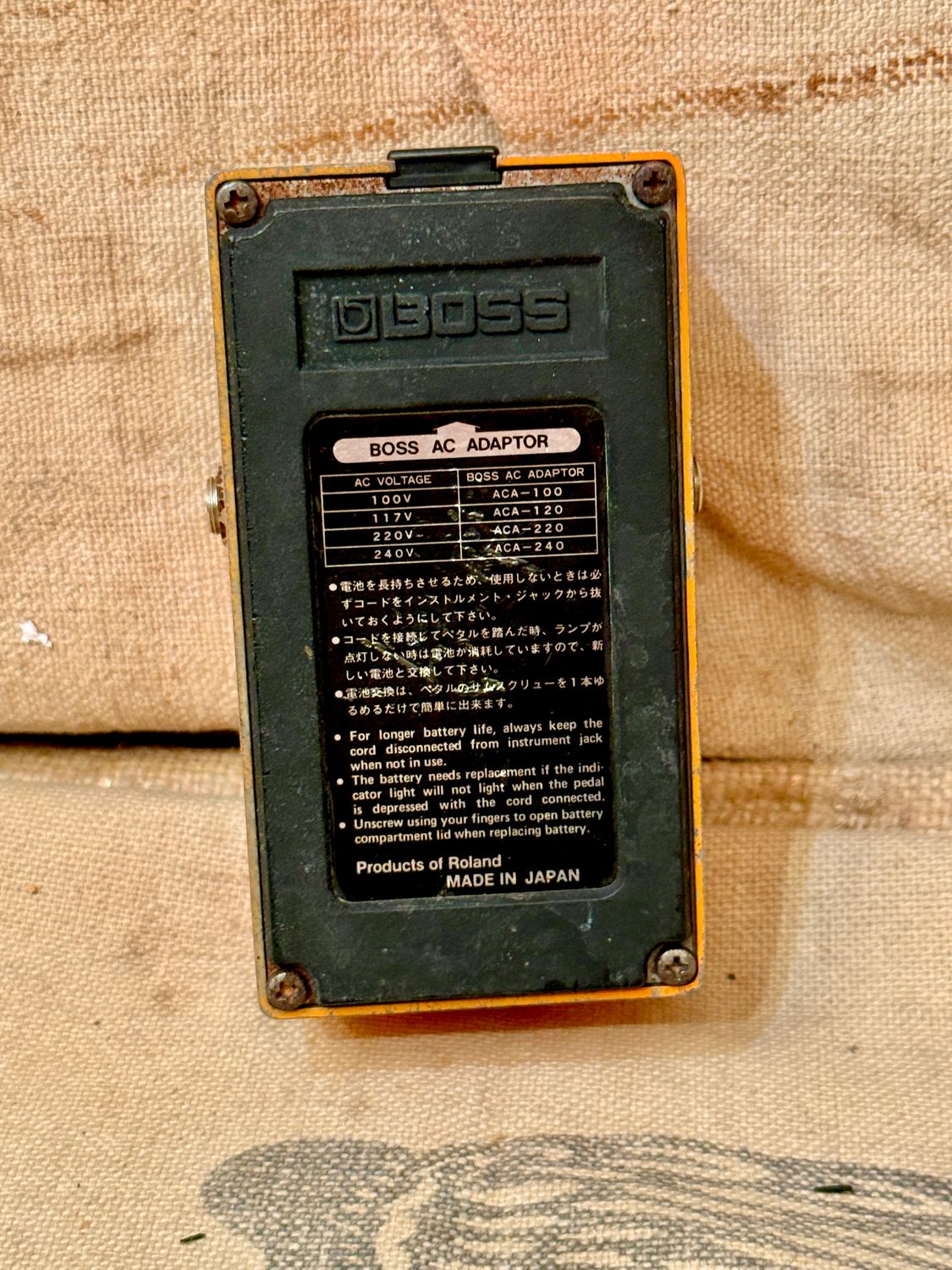 1984 Boss DS-1 Distortion Orange