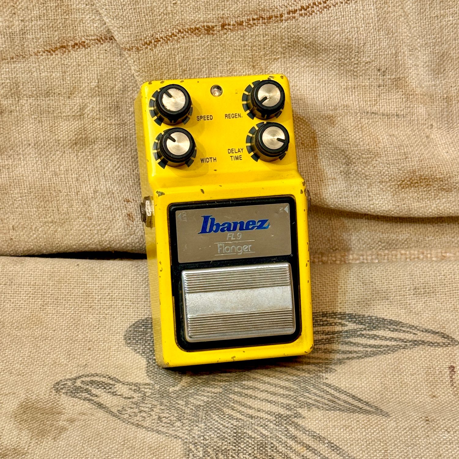 1984 Ibanez FL-9 Flanger Yellow