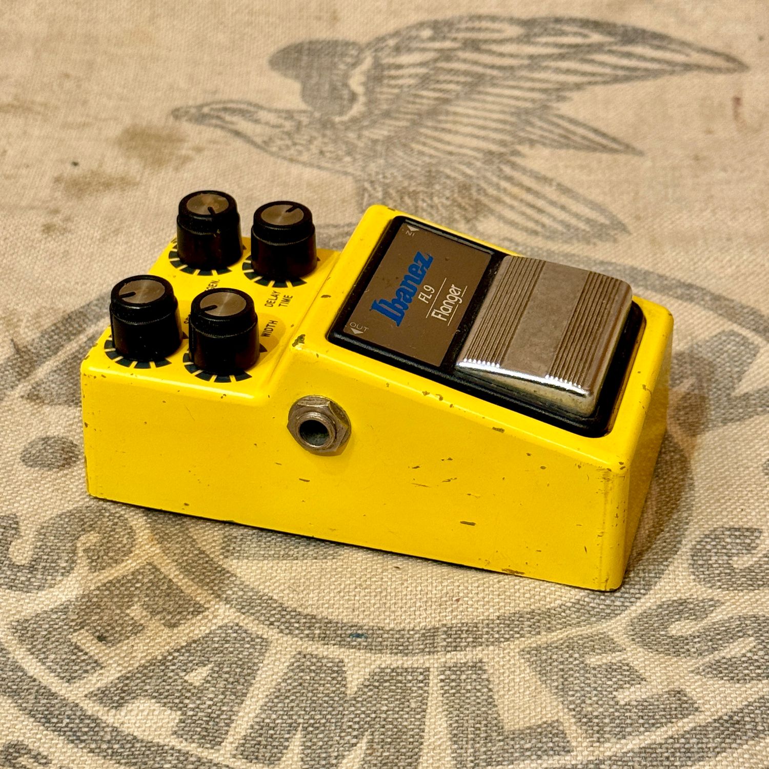 1984 Ibanez FL-9 Flanger Yellow