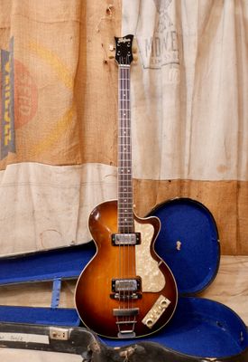1965 Hofner 500/2 Club Bass Sunburst