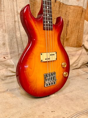 1982 Aria Pro II CSB-450 Cardinal Bass Cherry Burst