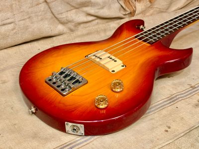 1982 Aria Pro II CSB-450 Cardinal Bass Cherry Burst