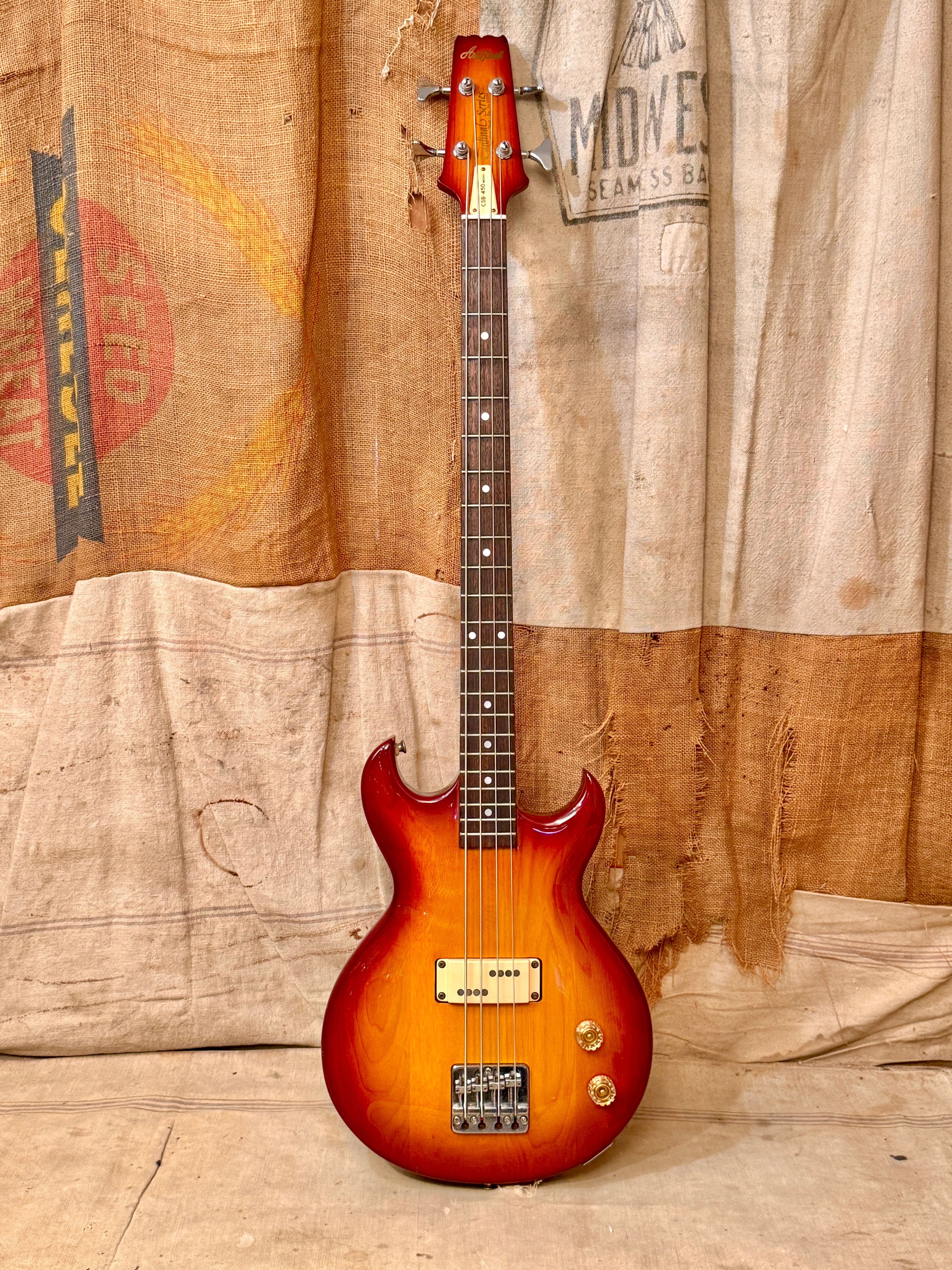 Aria ProⅡ CSB-450 アリアプロ　JAPAN ビンテージ　ベース 1982 Aria Pro II CSB-450 Cardinal Bass Cherry Burst