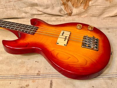 1982 Aria Pro II CSB-450 Cardinal Bass Cherry Burst
