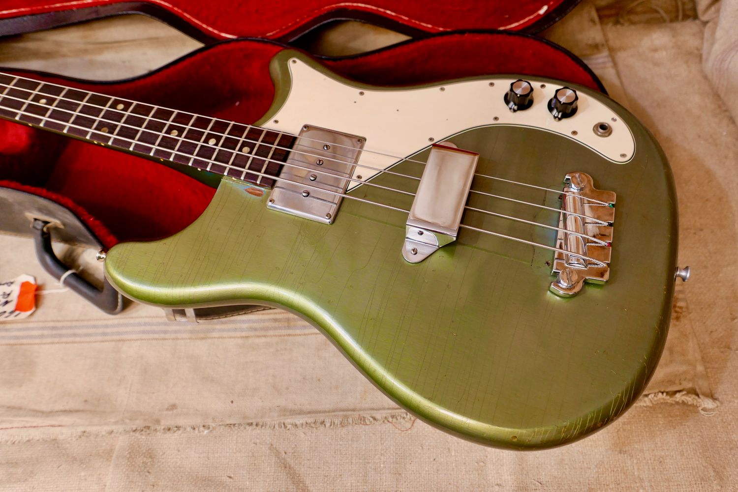 1966 Epiphone Newport Bass Pacific Blue