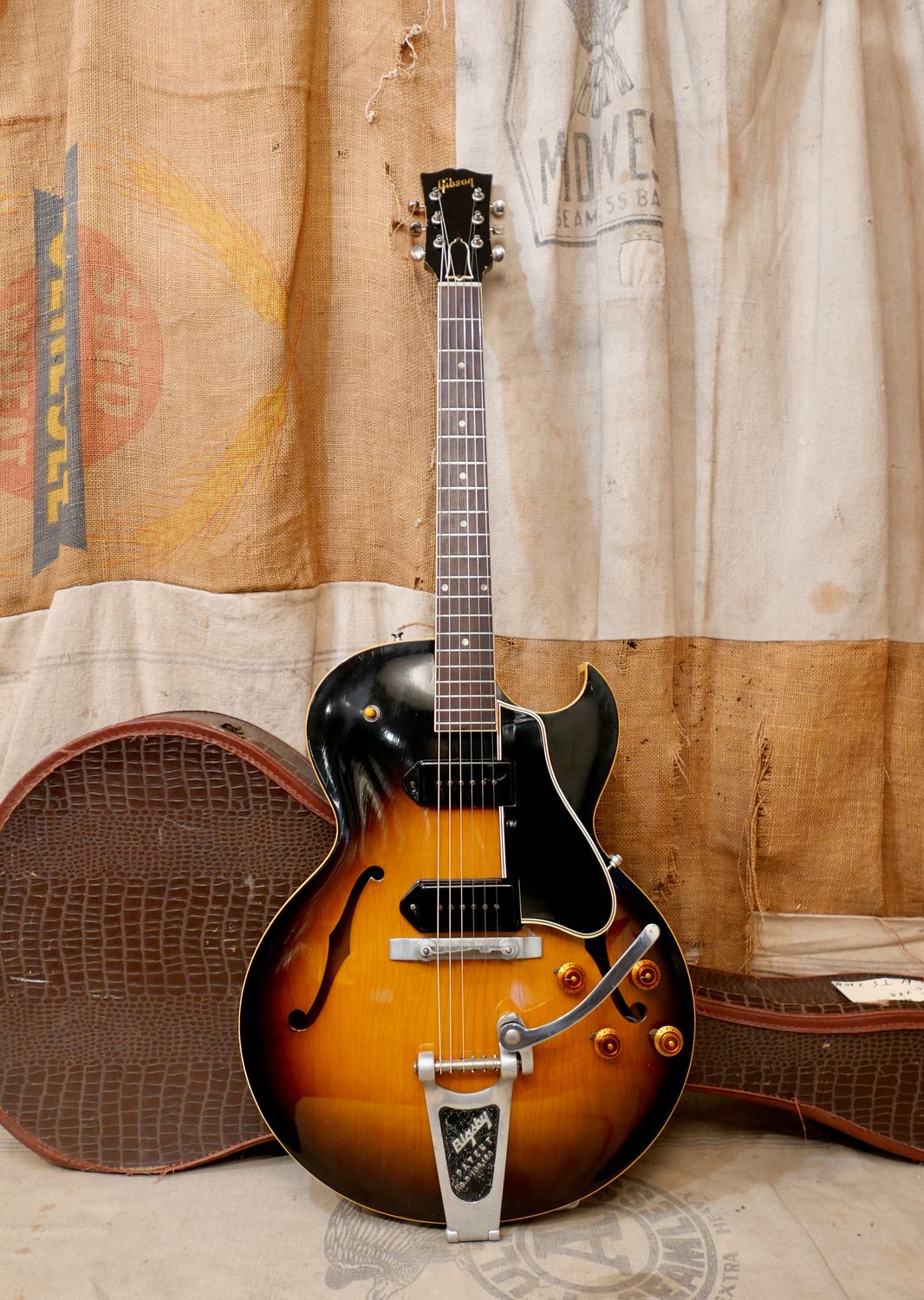 1956 Gibson ES-225 Sunburst V8739 8