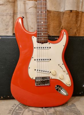 1966 Fender Stratocaster Fiesta Red Refin