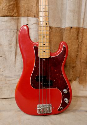 1971 Fender Precision Bass Red Refin