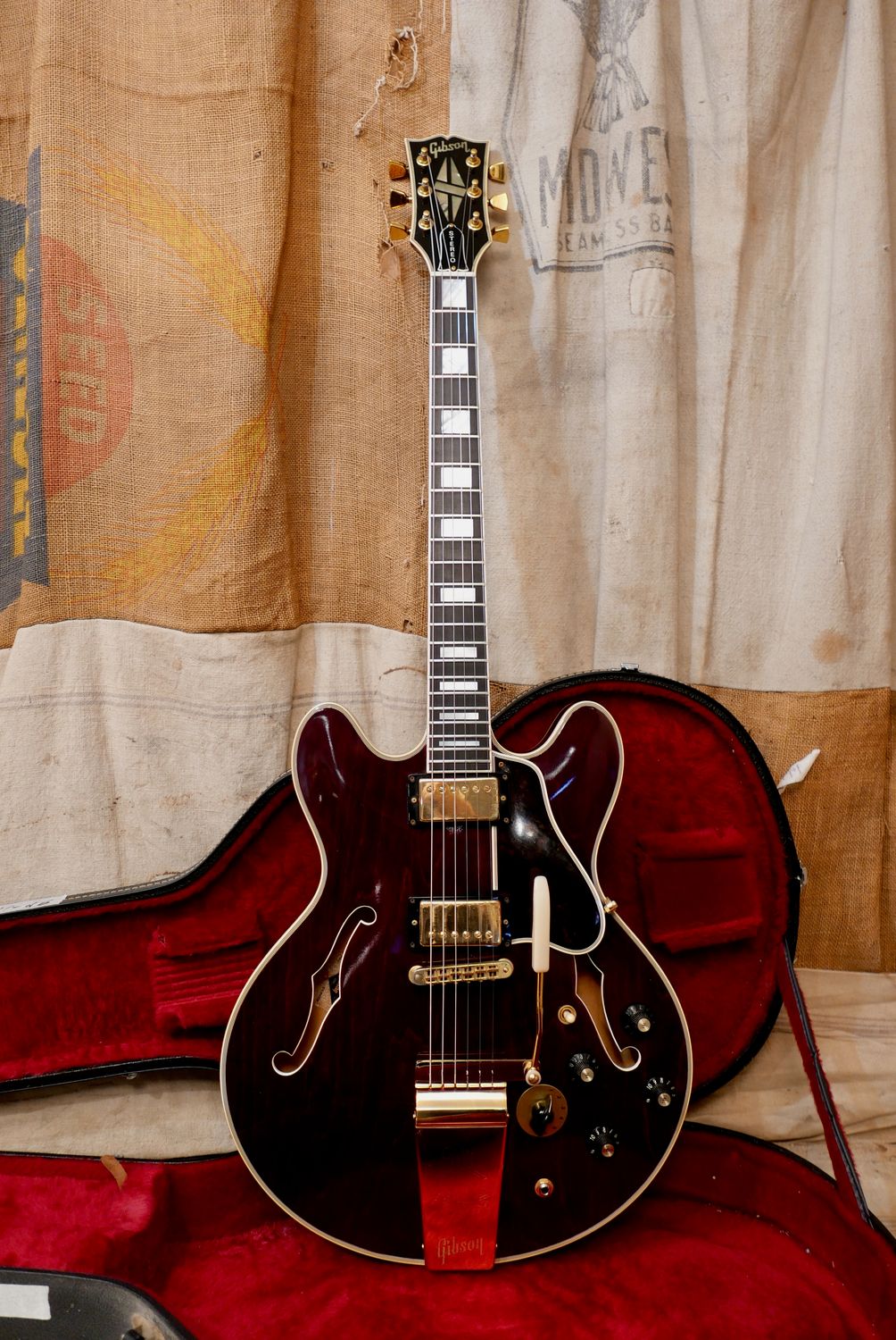 1978 Gibson ES-355 Wine Red Lyre