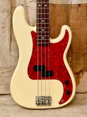 1998 Fender MIJ '62 Reissue Precision Bass White PB62 w/Dimarzio's