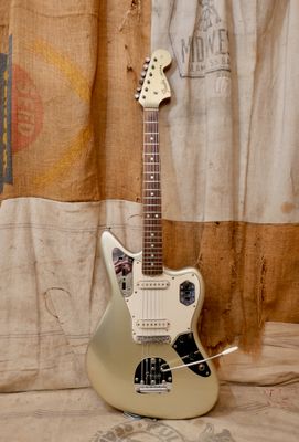 1966 Fender Jaguar Inca Silver Refin