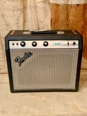 1978 Fender Champ Amplifier Silver Panel