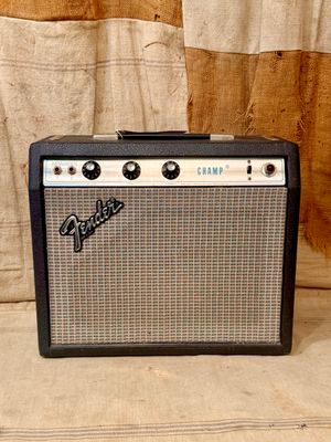 1978 Fender Champ Amplifier Silver Panel