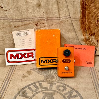 1980 MXR Phase 90 Block Logo w/Box &amp; Paperwork