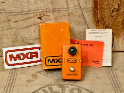 1980 MXR Phase 90 Block Logo w/Box &amp; Paperwork
