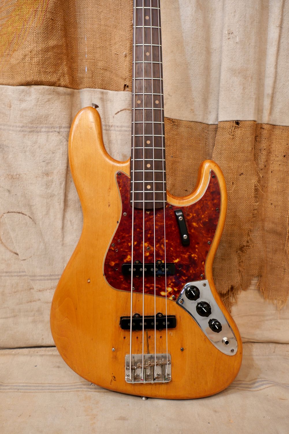 1962 Fender Jazz Bass Natural Refin