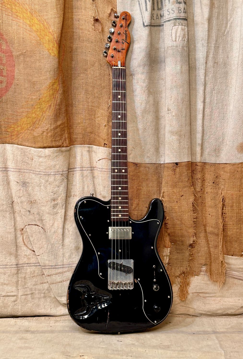 1973-1974 Fender Telecaster Custom Black Refin "Longhorn Skull"