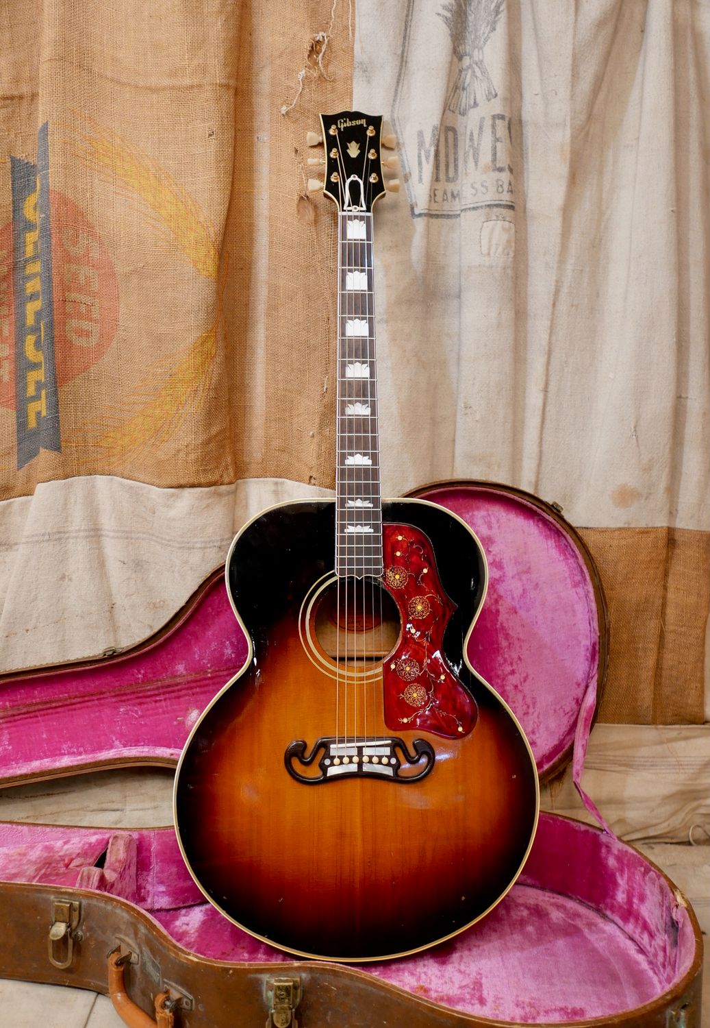 1956 Gibson J-200 Jumbo Acoustic Sunburst J200