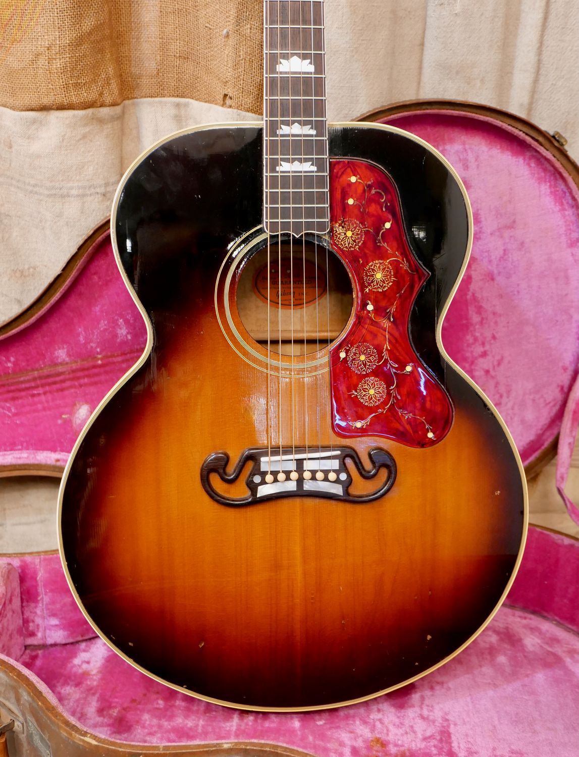 1956 Gibson J-200 Jumbo Acoustic Sunburst J200