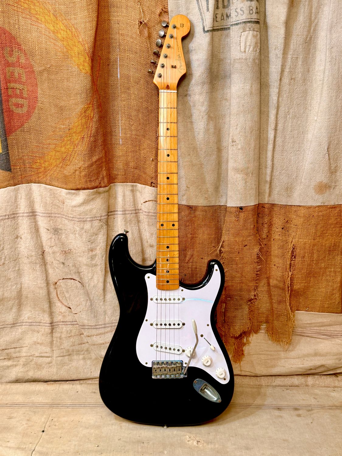 1997-2000 Fender CIJ-MIJ '57 Reissue Stratocaster Black  ST57