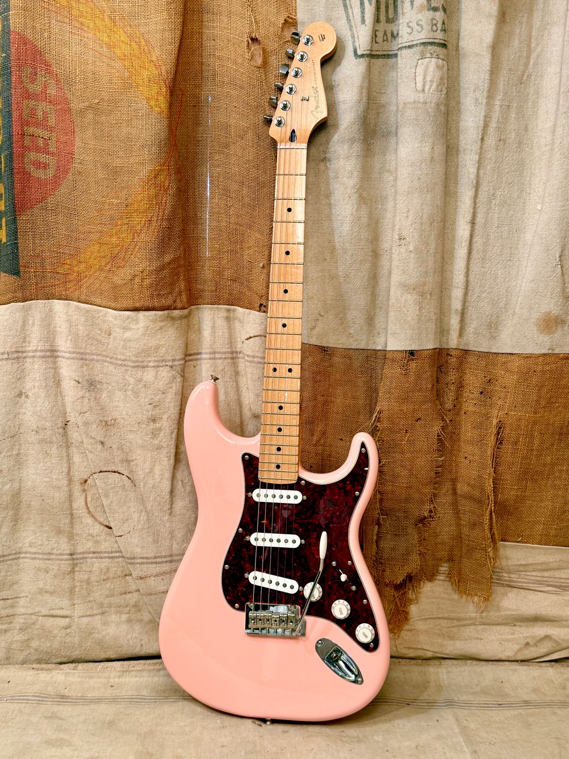 希少_Fender Mexico Stratocaster shell pink 2021 Fender MIM Limited Edition Player Stratocaster Shell Pink