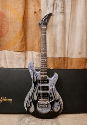 1985 Gibson Q300 Solidbody Granite Custom Painted Q-300