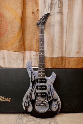 1985 Gibson Q300 Solidbody Granite Custom Painted Q-300