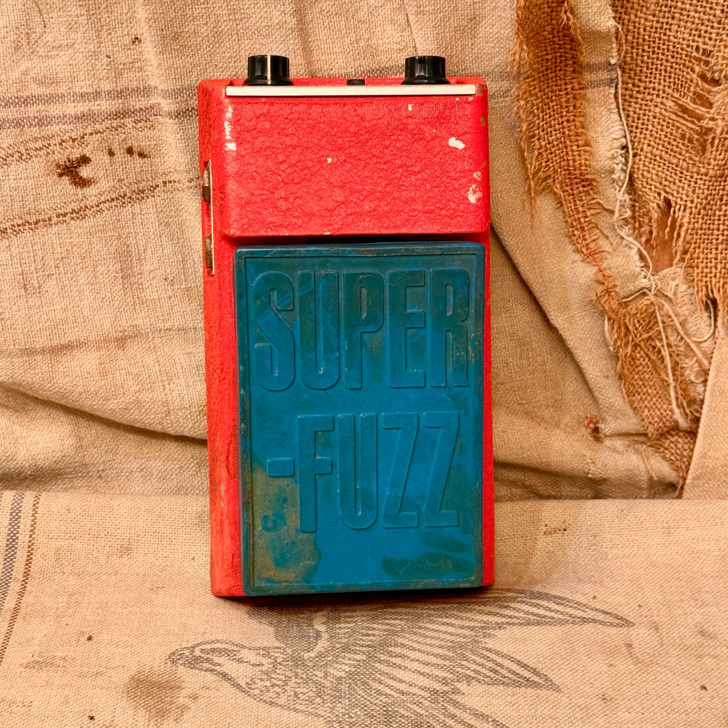 1968-1970 Univox Super Fuzz U-1095 Red-Blue (Changed Back)-Recapped