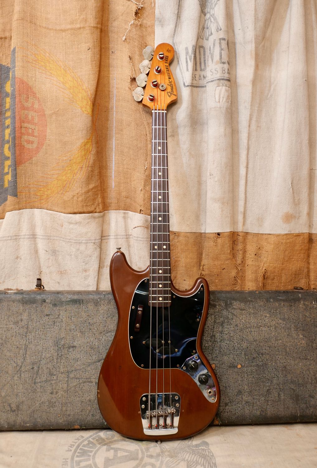 1974 Fender Mustang Bass Mocha