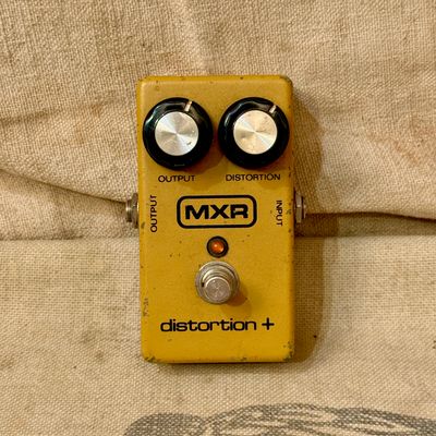 1981 MXR Distortion + Plus Block Logo (Led-Light)