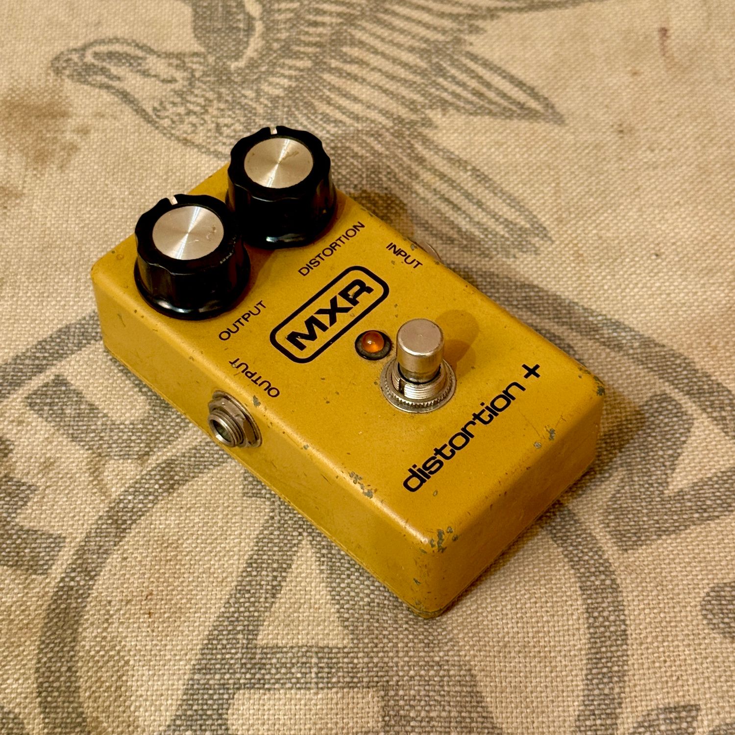 1981 MXR Distortion + Plus Block Logo (Led-Light)