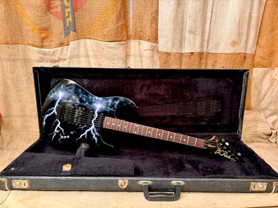 1988 B.C. Rich ST-3 Lightning Bolt Graphic BC Rich ST3 1980's