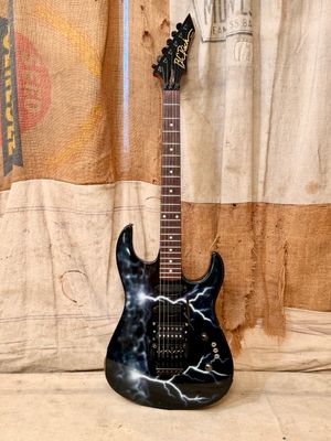 1988 B.C. Rich ST-3 Lightning Bolt Graphic BC Rich ST3 1980's