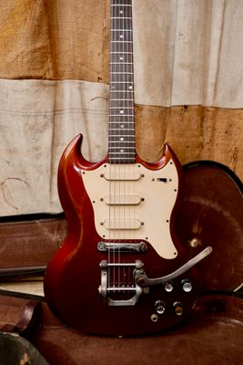 1968 Gibson Melody Maker III Sparkling Burgundy Metallic w/Bigsby