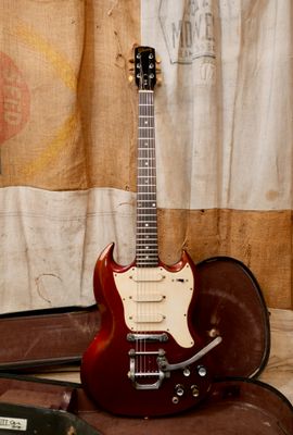 1968 Gibson Melody Maker III Sparkling Burgundy Metallic w/Bigsby