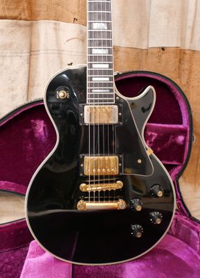1975 Gibson Les Paul Custom Black-Ebony