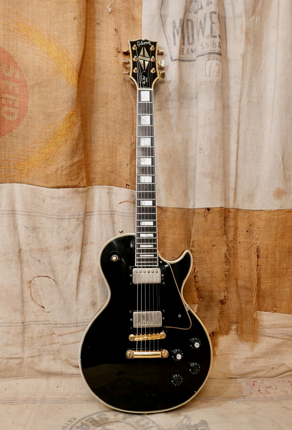 1974 Gibson Les Paul Custom Black Ebony