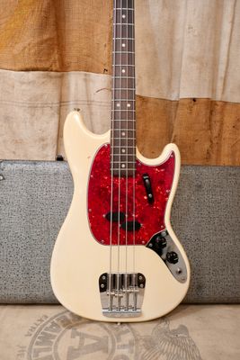 1966 Fender Mustang Bass Olympic White