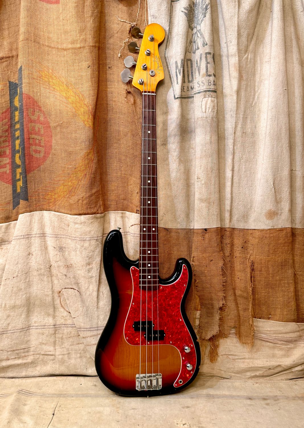1997-2000 Fender CIJ-MJ '62 Reissue Precision Bass Sunburst PB62