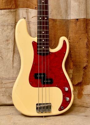 1997-2000 Fender CIJ-MIJ  '62 Reissue Precision Bass White PB-62