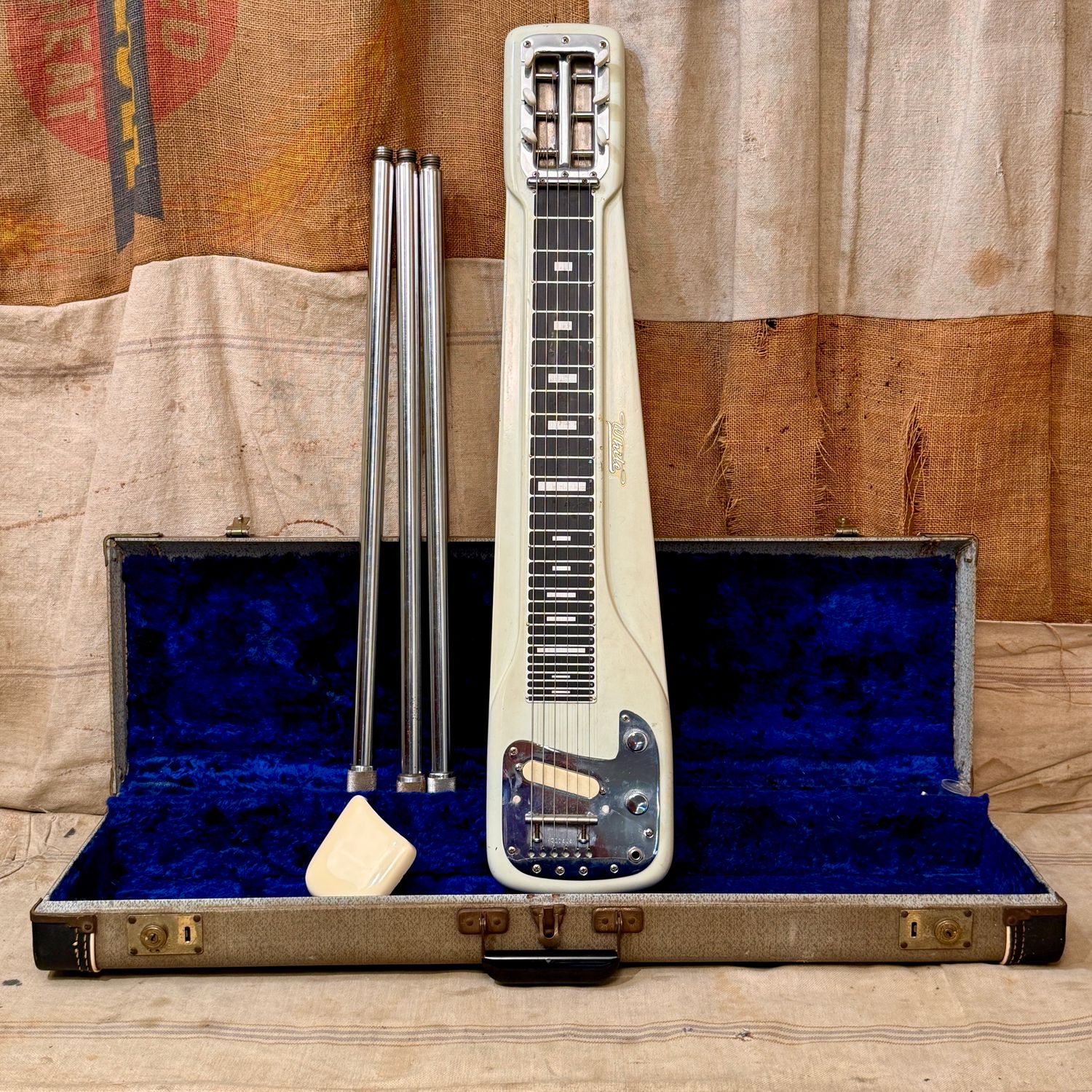 1956 White-Fender Lap Steel w/Legs &amp; Case