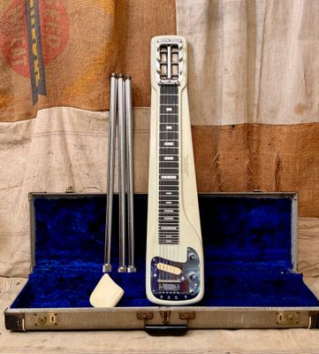 1956 White-Fender Lap Steel w/Legs & Case