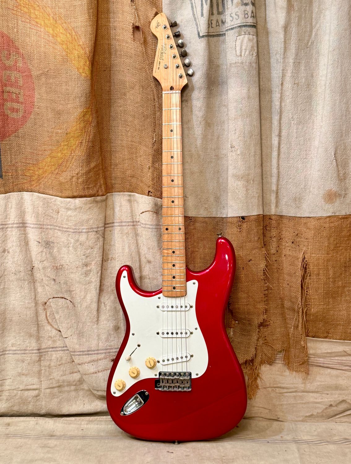 1985 Tokai AST-'56 Stratocaster Red Lefty-Left Handed AST-56
