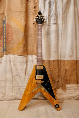 1997 Hamer Vector Korina Limited Edition Flying V #27 of 72 Korina (c)